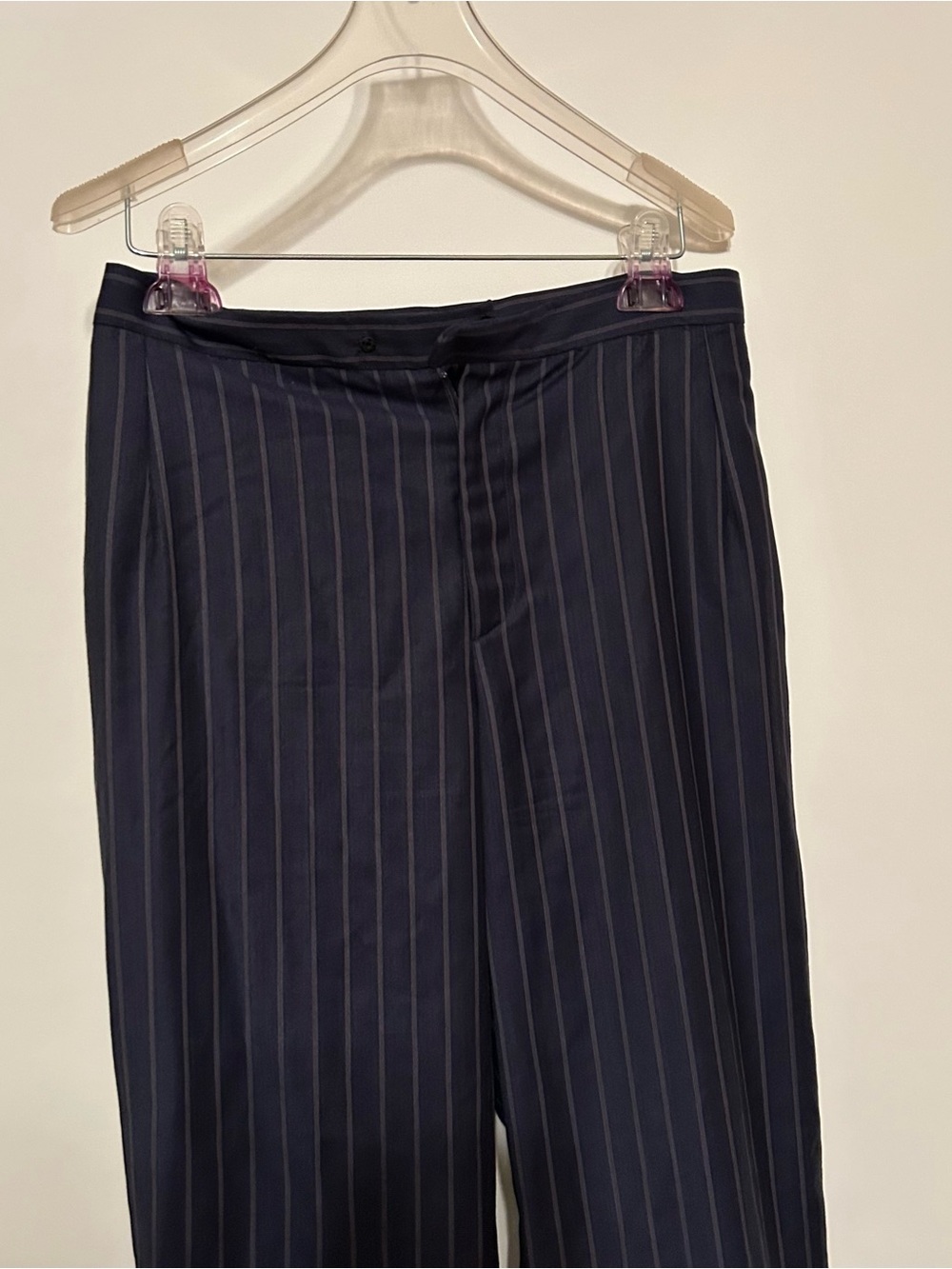 Ralph Lauren Navy Pinstripe Trousers